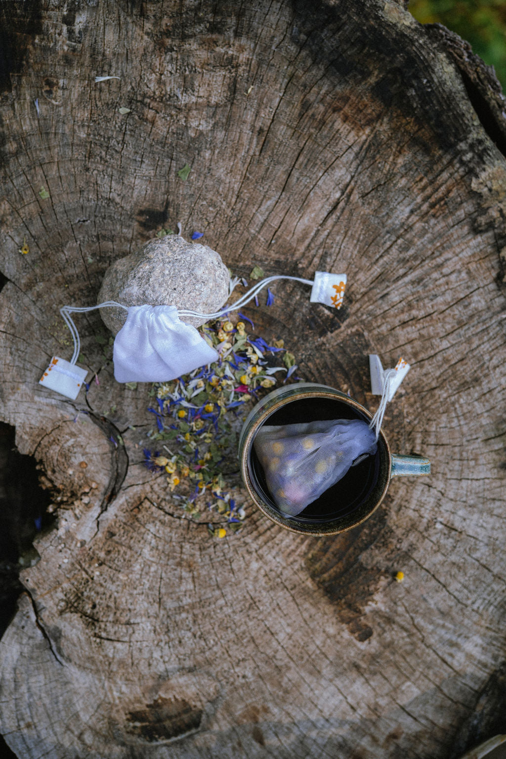 🍵 Sachet de tisane réutilisable – Infusion zéro déchet