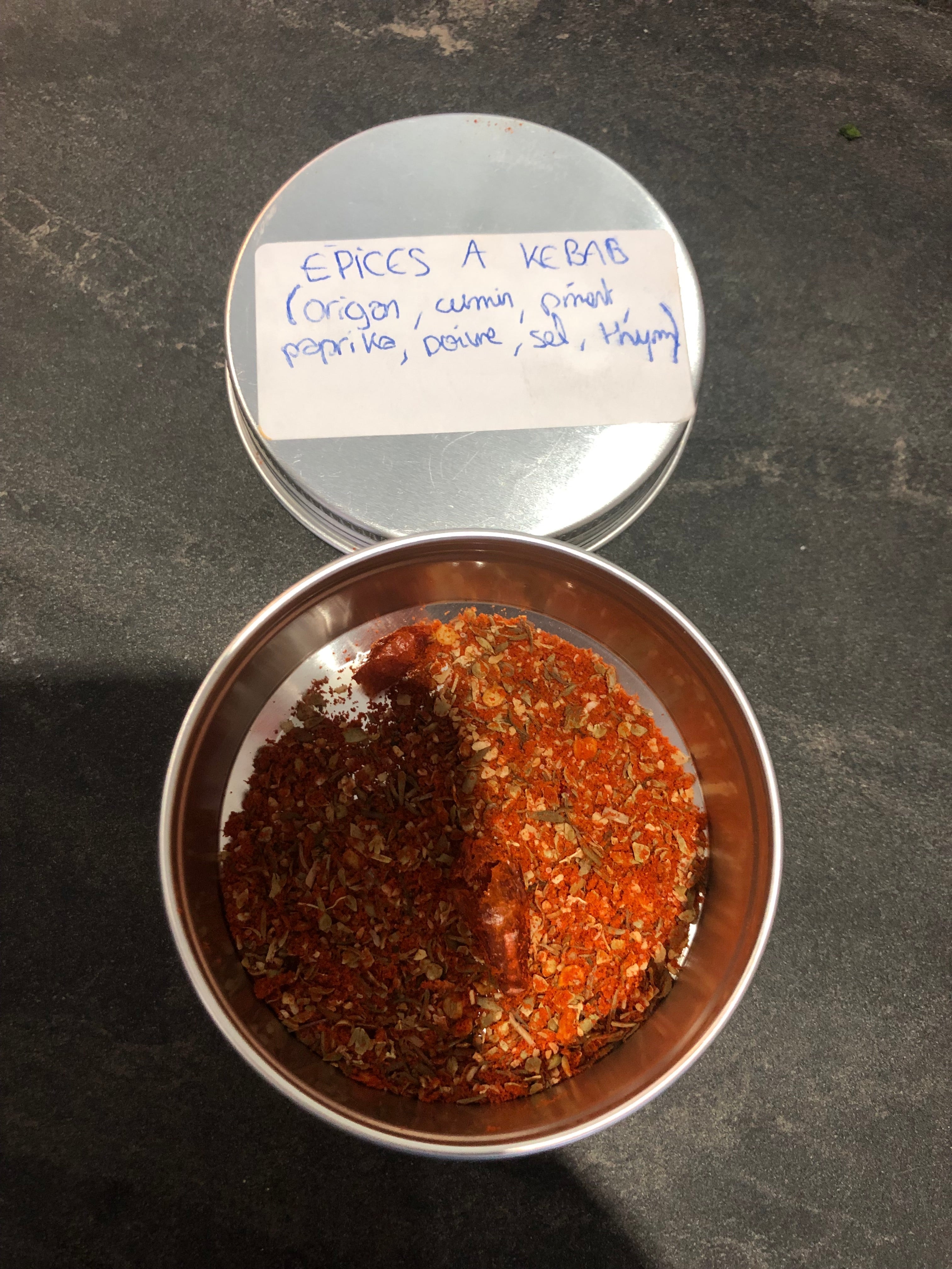 Mélange d'épices à kebab maison
