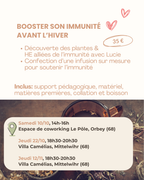 ATELIER BOOSTER SON IMMUNITÉ AVANT L'HIVER