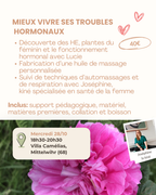 ATELIER MIEUX VIVRE SES TROUBLES HORMONAUX