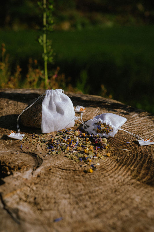 🍵 Sachet de tisane réutilisable  – Infusion zéro déchet